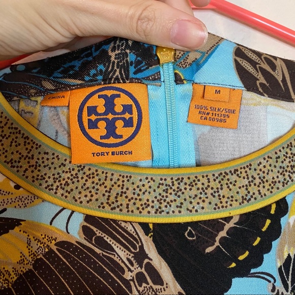 TORY BURCH butterfly Kareema silk shift dress - Picture 7 of 13